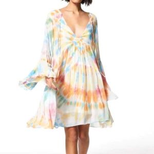 Young Fabulous & Broke Rosa mini dress papaya summer of love size small